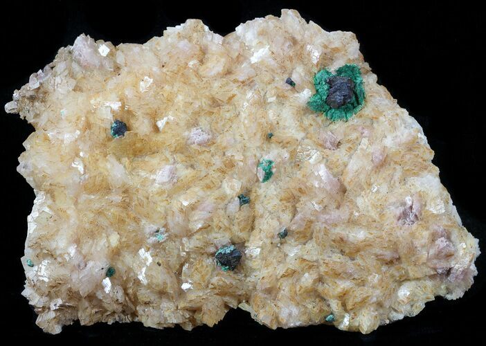 Rosasite and Ferroan Dolomite Association - Morocco #57221